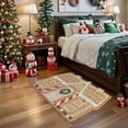 thumbnail image 1 of Lwlmwt Plush Christmas Rug Festive-Themed Decorative Carpet Non-Slip and Stain-Resistant Ideal for Entryways, Bedrooms, and Christmas Decorations, 1 of 7