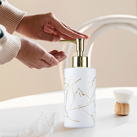 Lwlmwt Portable Soap Dispenser Bottle - Refillable Hand Soap Dispenser for Shampoo, Lotion & Travel, Leak-Proof Bathroom Organizer