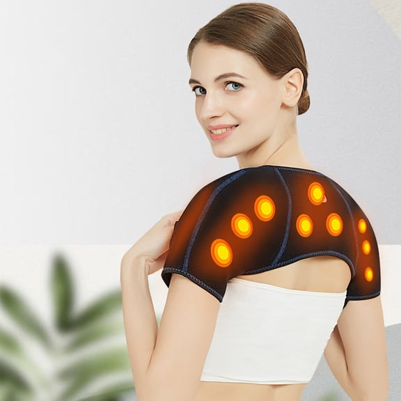 Lwlmwt Self-heating Shoulder Strap,Shoulder Brace,Shoulder Heating Pad,Shoulder Wrap Protector,Adjustable Warm Strap Wrap,for Men Women Pain Relief