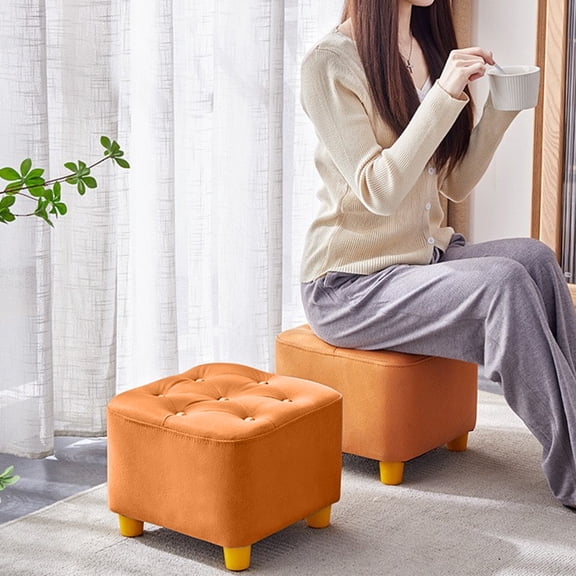 Lwlmwt Small Stool,Wheeled Low Stool,Home Use Universal Wheel Doorway Lazy Man Shoe Stool,Multifunctional Seamstress Wheelchair Sitting Stool