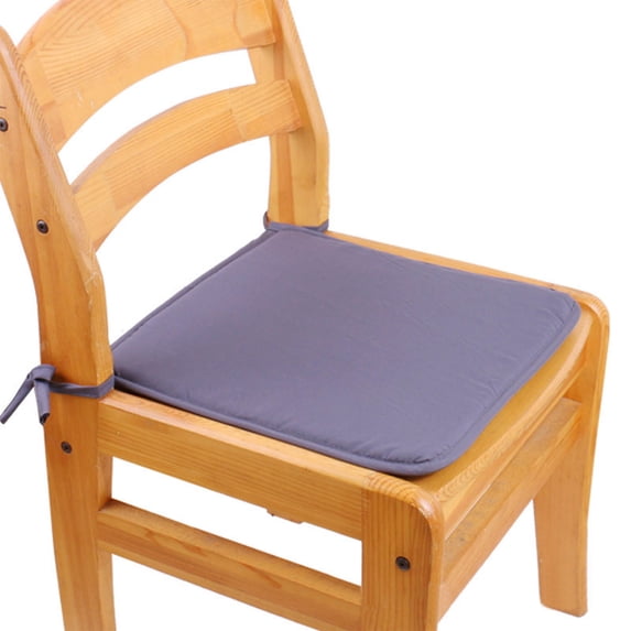 Lwlmwt Solid Color Anti-slip Seat Cushion,Square Cushion 40cm,Soft Comfort Chair Mat Pillow Cushions with Ties,for Kitchen Chairs,Office Living Room Chair Pads