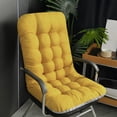 thumbnail image 1 of Lwlmwt Solid Color Chair Cushion 37x17-inch High-Back Office Chair Pad For Office Chair, Car and Rocking Chair, Home Decor, 1 of 6
