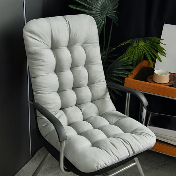 Lwlmwt Solid Color Chair Cushion 37x17-inch High-Back Office Chair Pad For Office Chair, Car and Rocking Chair, Home Decor