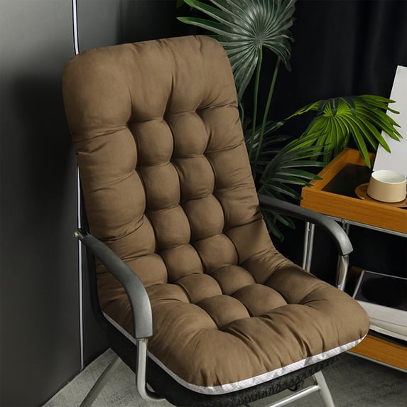 Lwlmwt Solid Color Chair Cushion 37x17-inch High-Back Office Chair Pad For Office Chair, Car and Rocking Chair, Home Decor