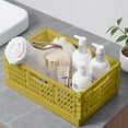 thumbnail image 1 of Lwlmwt Storage Basket,Foldable Plastic Small Baskets,Snack Stationery Sorting Storage Box,for Home Bedroom Office Storage Basket, 1 of 5