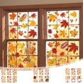 thumbnail image 1 of Lwlmwt Thanksgiving Autumn Maple Leaf Stickers,Static Window Glass Stickers,Turkey Decorative Window Stickers,for Autumn Thanksgiving Home Holiday Party Decoration, 1 of 5