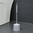 thumbnail image 1 of Lwlmwt Toilet Cleaning Brush With Base Set,Toilet Cleaner Brush Set,Space Saving for Storage,Deep Cleaning,Drip-Proof,Easy to Assemble, 1 of 5