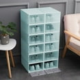 thumbnail image 1 of Lwlmwt Transparent Shoe Box Large Stackable Plastic Shoe Rack Shoe Display Stand Designed for Sneaker Enthusiasts Ideal for Entryway, Closet, and Under Bed, 1 of 7