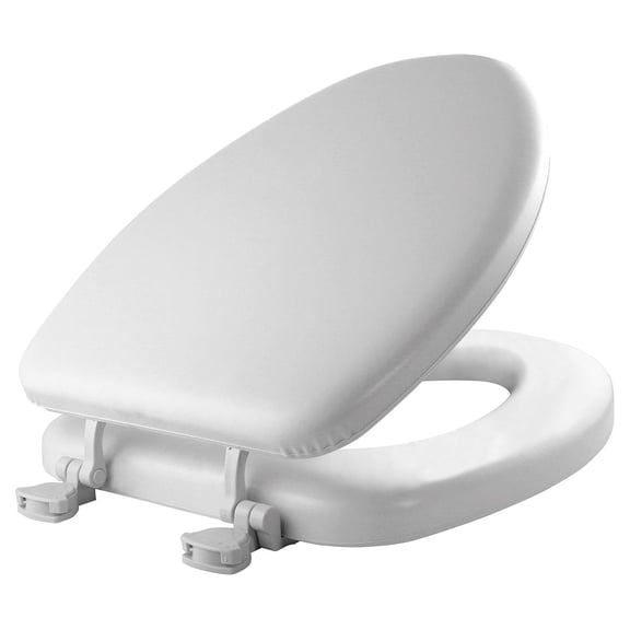 Lwory 113EC 000 Soft Toilet Seat, 1 Pack Elongated, White