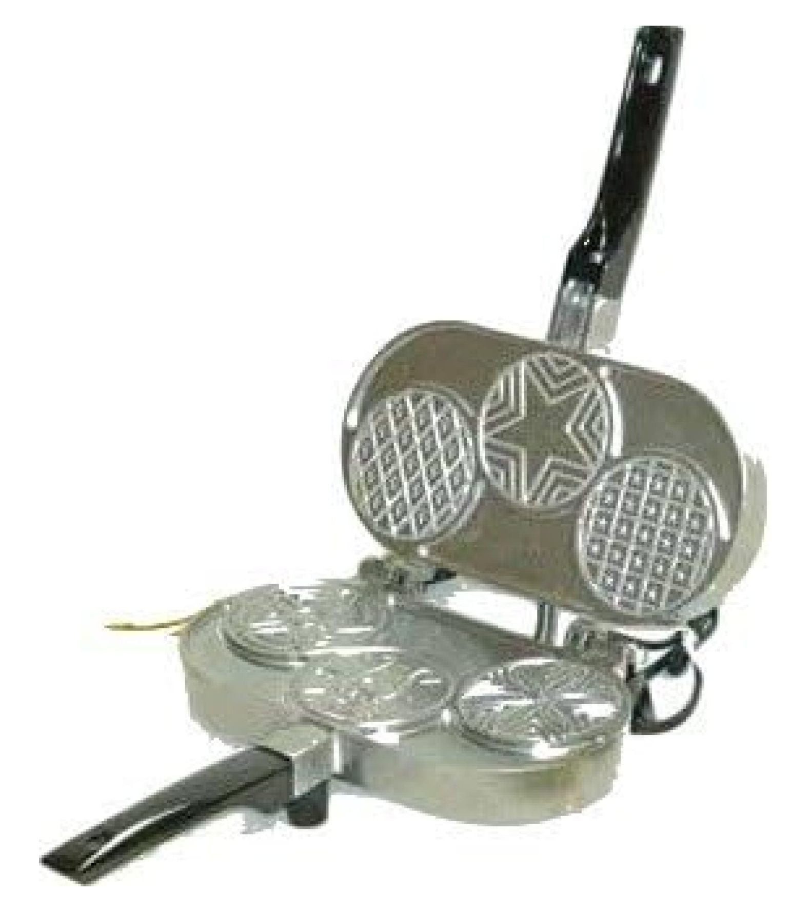 Lwory 3 Round Pizzelle Iron