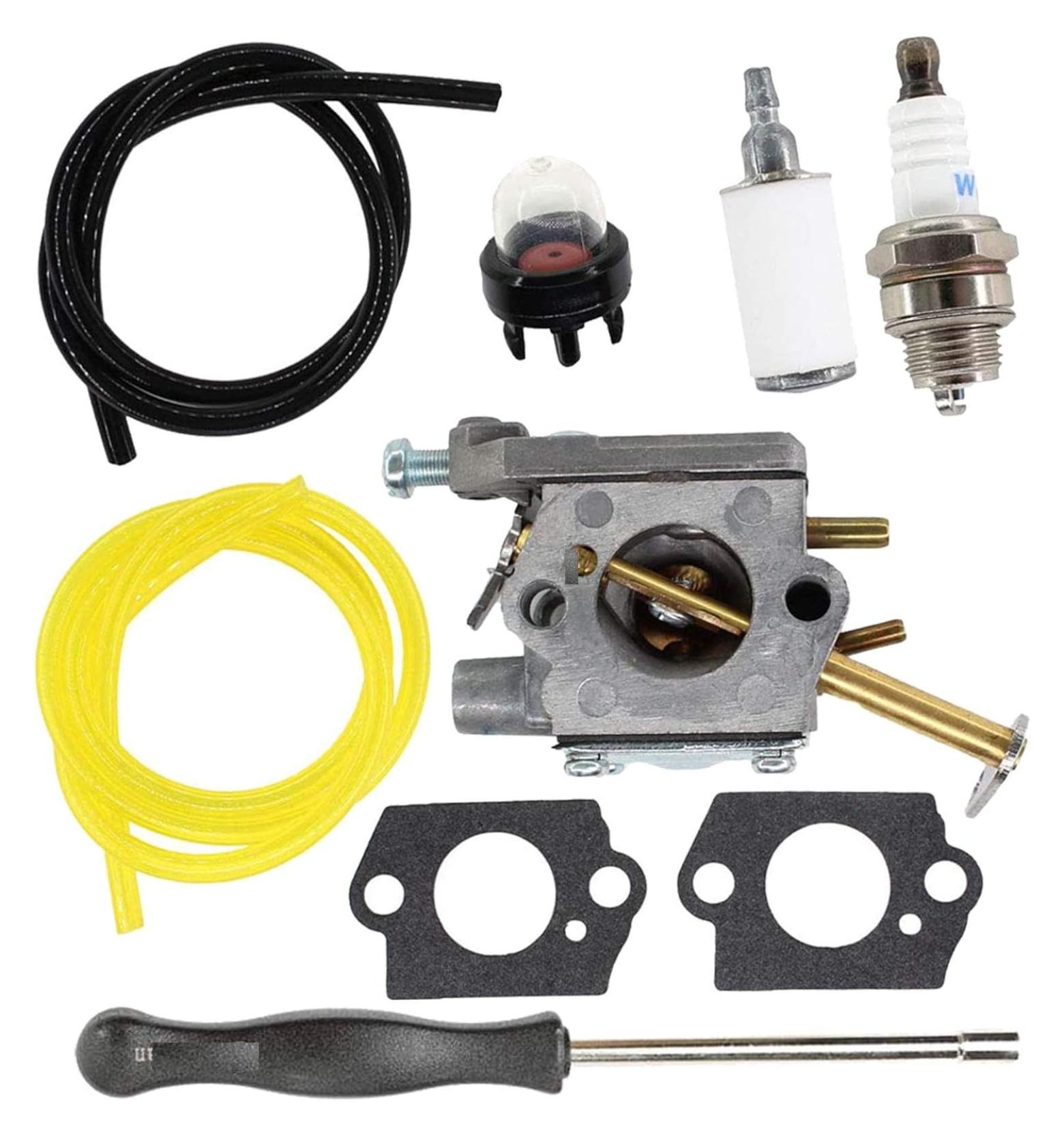 Lwory Carburetor & Tool Kit F Homelite 33cc WT673 WT673 Carb Homelite