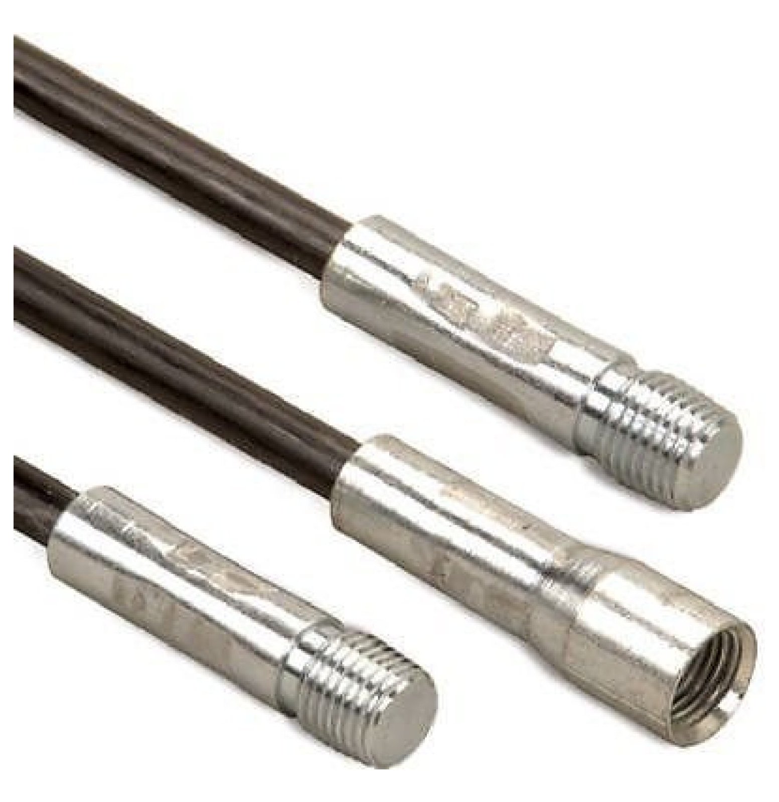 Lwory Lot of (5) 6 Foot Chimney Cleaning Brush Rod Pole 30 FT