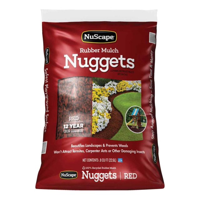 Lwory NuScape 0.8cu ft Red Playground Rubber Mulch