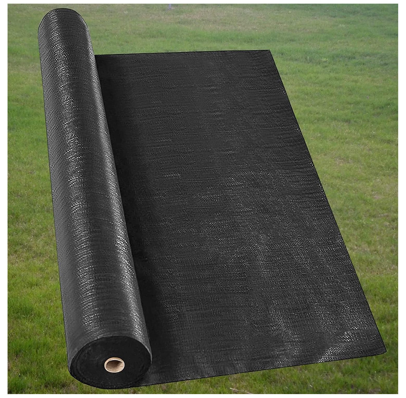 Lwory Planting Cover Weed Barrier Fabric, Heavy Duty Ground Cover Block