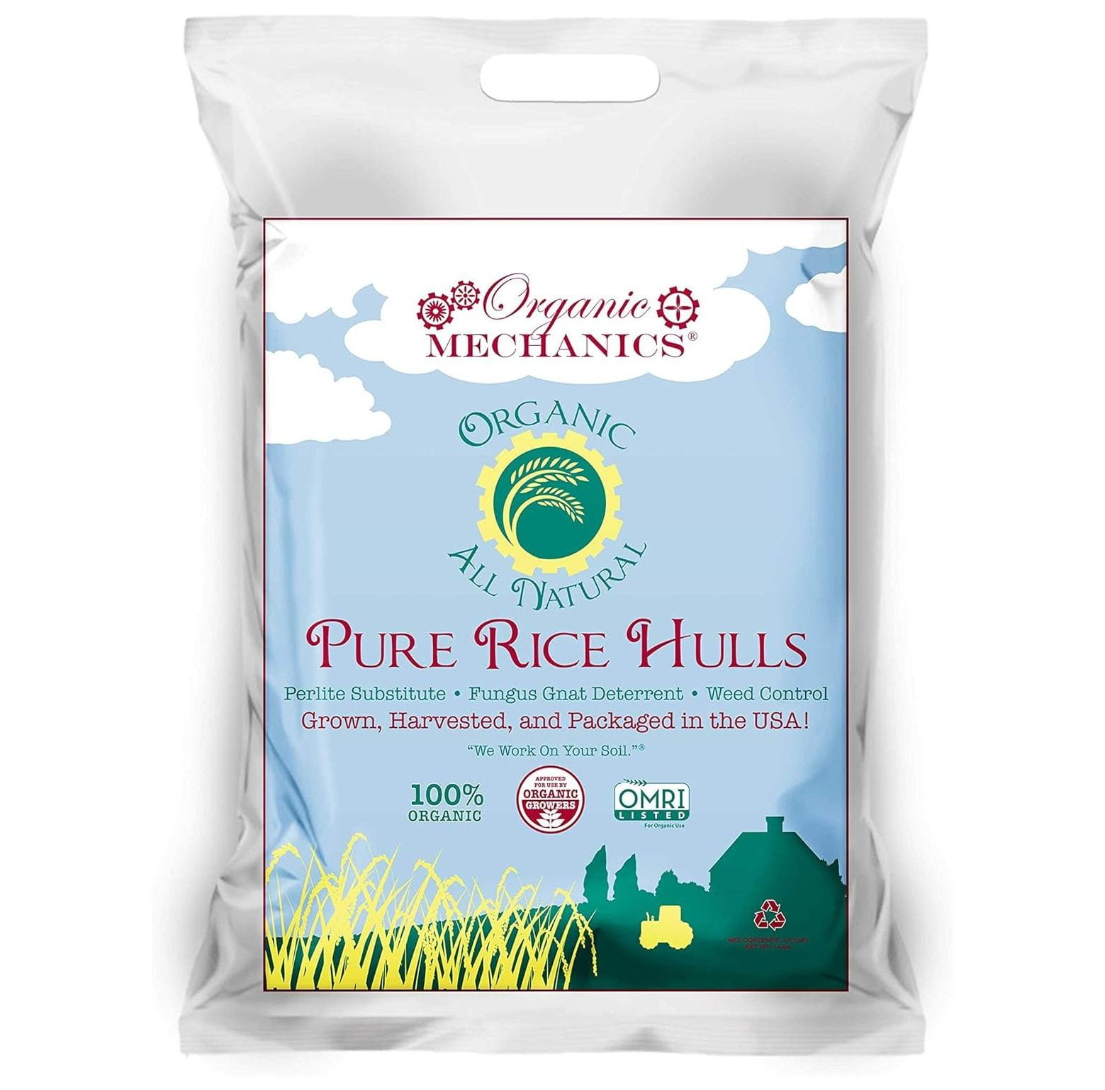 Lwory Pure Rice Hulls, 2.0 cu ft