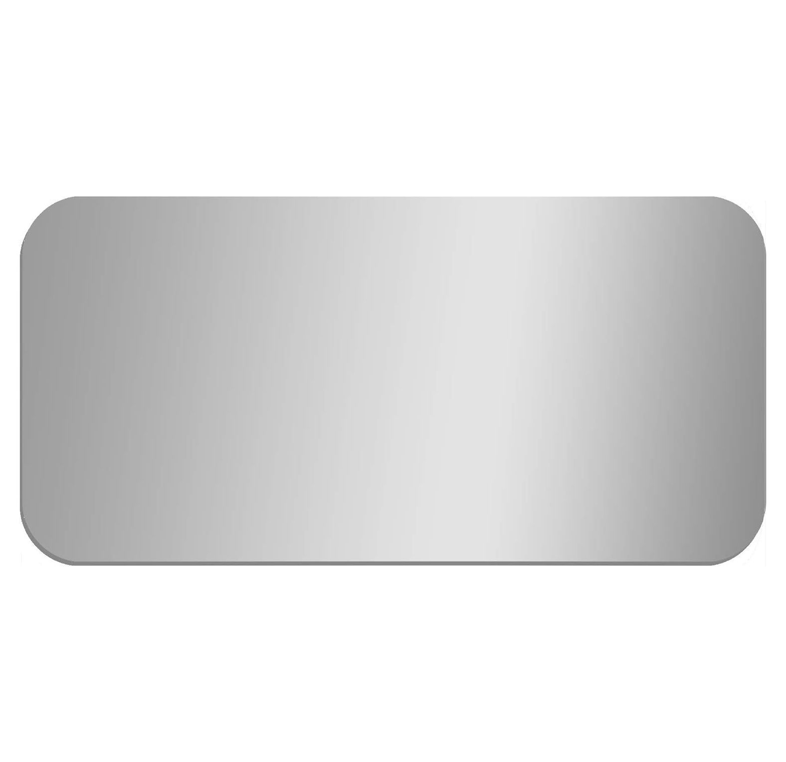 Lwory Rectangle Shatterproof Safety Mirror with Rounded Corners 12in x 24in