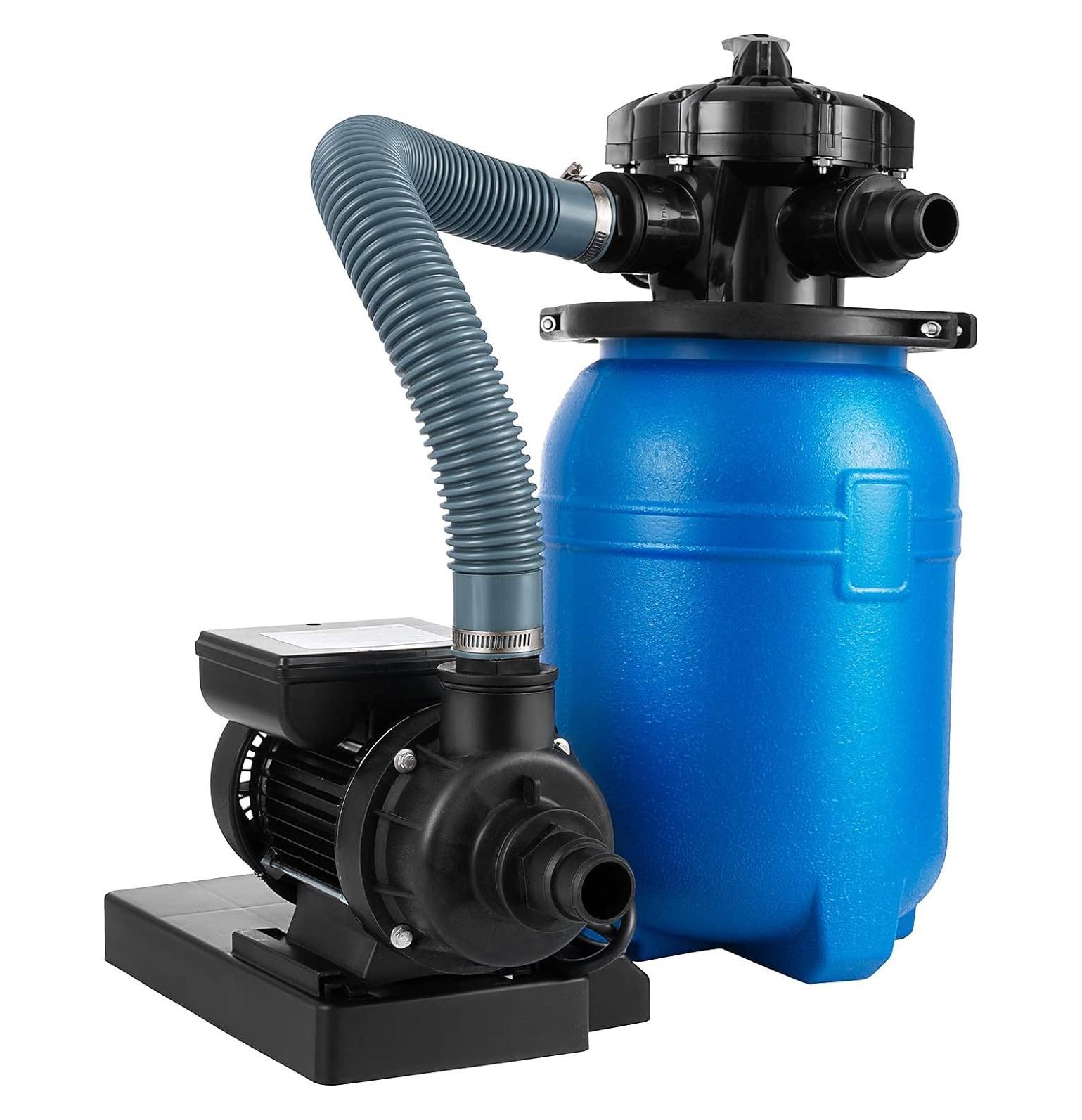 Lwory Sand Filter Pump 1/3HP,10" Tank Sand Pool Filters for Above