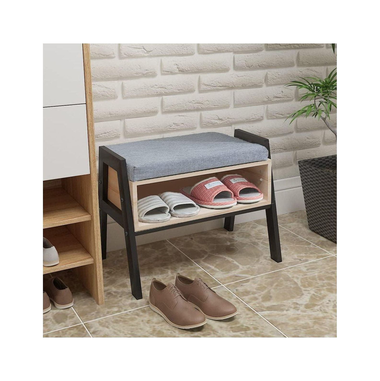 Shoe rack stool sale