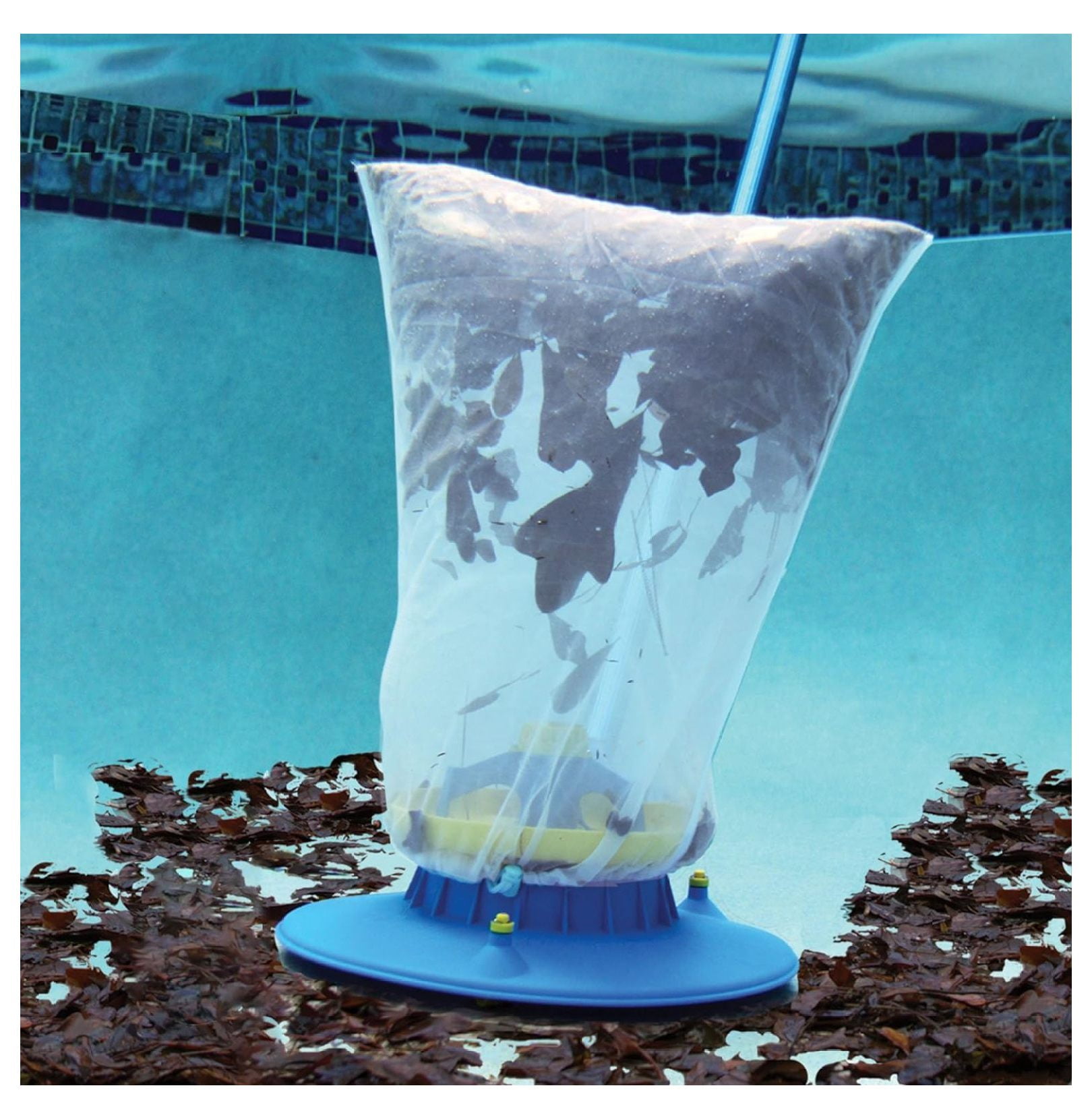 Lwory Water Tech Leaf Vac Cordless BatteryPowered Swimming Pool Leaf Skimmer & Leaf Vacuum