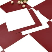Lxcreat Peel and Stick Floor Tile,Vinyl Flooring Red Checkered Floor Tile 12in x 12in DIY Flooring for Dining Room, Bathroom and Kitchen(10 PCS, 5pcs Each in red and White)