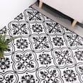 thumbnail image 1 of Lxcreat Peel and Stick Floor Tile Flooring Black and White Flower, Vinyl Flooring Self-Adhesive Removable for Bathroom/Kitchen (10 Pcs 11.8-in x 11.8-in), 1 of 7