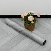 Lxcreat Peel and Stick Vinyl Flooring Roll 23.6"x 196.8" Thicken Self Adhesive Vinyl Floor Tiles Wood Flooring