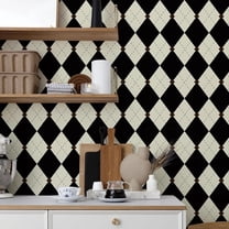 Lxcreat 393-in x 17-in Wallpaper Peel and Stick Textured Wallpaper Self-Adhesive Removable Wallpaper Cabinets Counter Top Liners (Black)