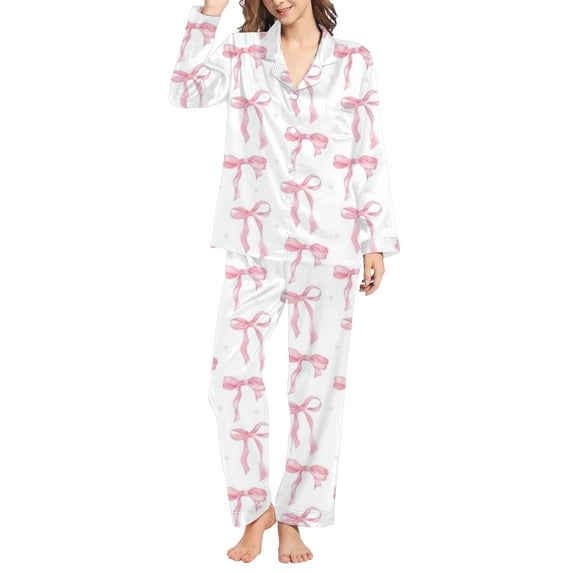 Lxkfashion Pajamas for Women Set Button Up Soft Pjs Long Sleeve 2 Piece Lounge Sets Comfy Sleepwear Cozy Loungewear