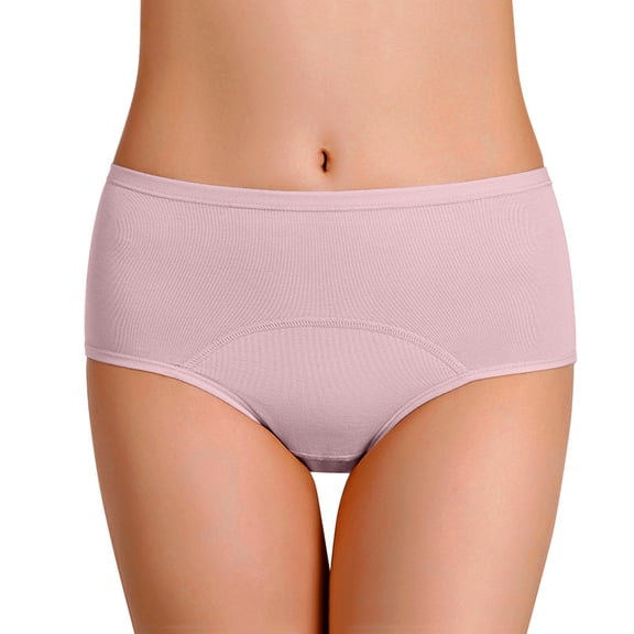 LxrBlank Women Menstrual Leakproof Panties High Waisted Period Underwear Pure Briefs Side Leak Defense XXXXL
