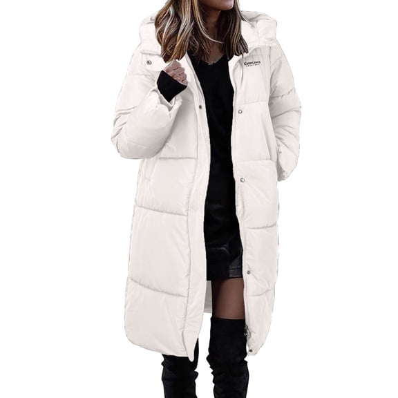 LxrBlank Women's Down Jackets Parkas Warm Winter Long Down Vest Zip Up Sleevelesss Down Jacket Baggy Down Outerwear Relaxed Fit Womens Fall Jacket White XL