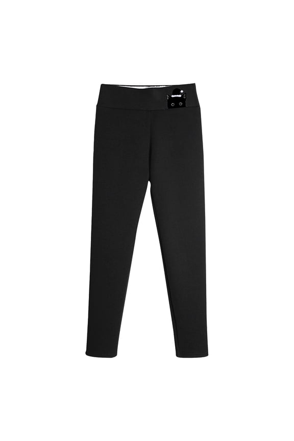 Womens Leggings for Winter High Waisted Thermal Lined Tights Printed Pattern Tummy Control Base Layer Thick Warm Soft Comfortable Pants Womens Yoga Pants B Black L