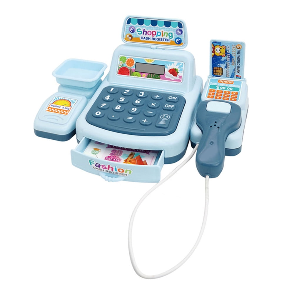 Lxtoys Children Pretend Play Checkout Counter Toys Funny Classic Simulation Cash Register Game