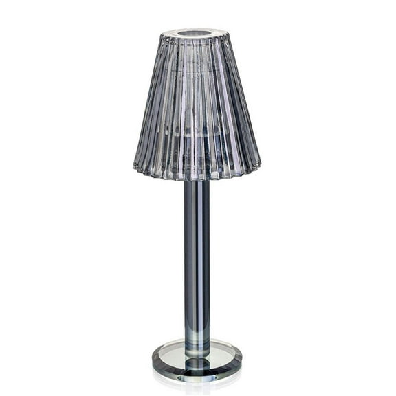 Aria Home Lya 1 Candle Crystal Candle Holder, Solid Color Glass, Romantic Decor