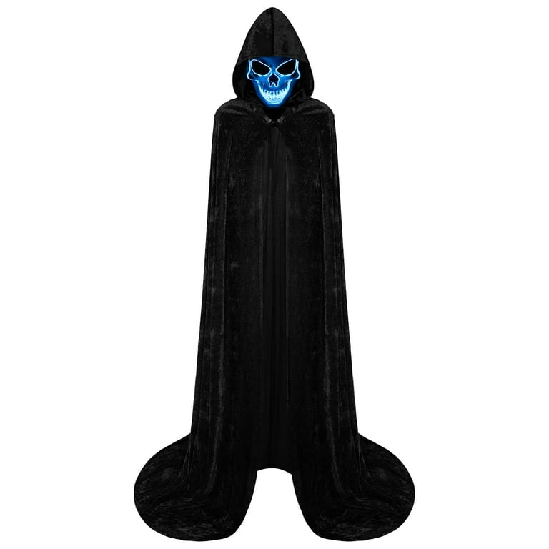 Hooded Vampire Cape Adult Black Hooded Vampire Cape Adult Black