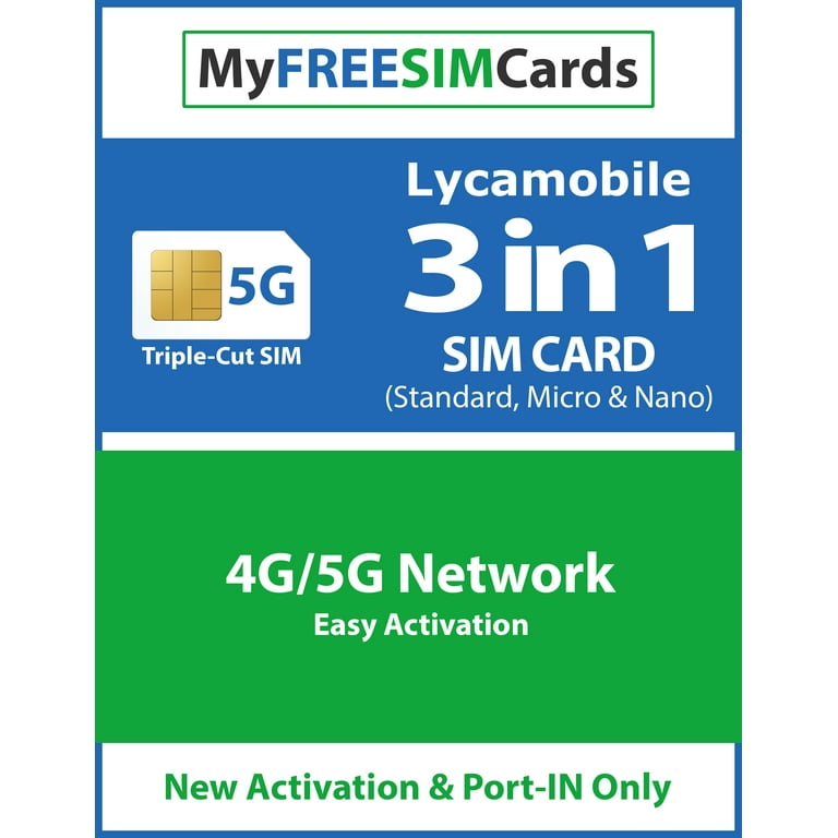 Lycamobile SIM KIT 4G/5G 
