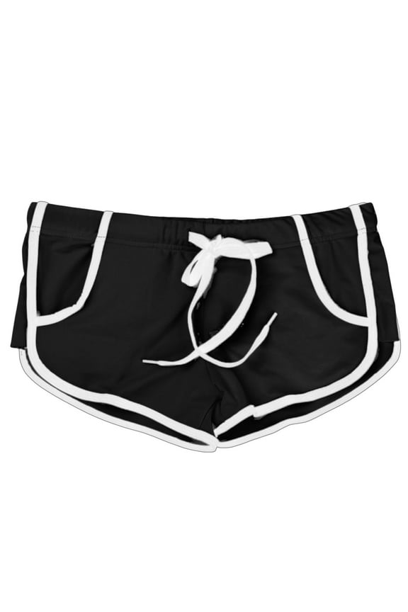 Men's Swim Briefs Mens Leisure Fashion Spare Mouth Bag Swimming Trunks Laceup Boxer Shorts Mens Swimsuit(Black,M)