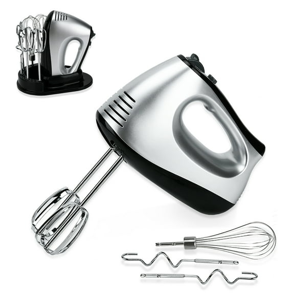 Lychee 5 Speed 300W Electric Hand Whisk, Steel