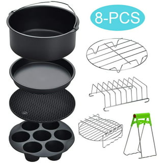 LOTTELI KITCHEN Air Fryer Accessories 6pcs Set for Dual Basket