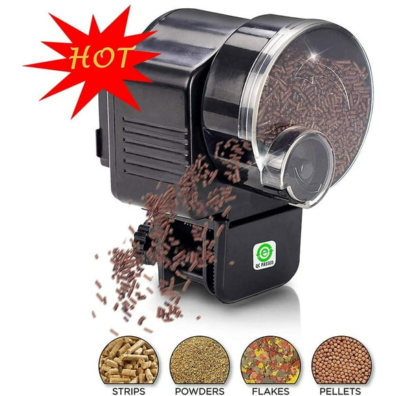 Lychee Fish Tank Automatic Feeder Fish Food Dispenser Intelligent Timing Aquarium Feeder, AF-2003