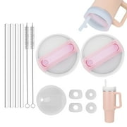 Lychee Pink Replacement Set Cup Lids for Stanley Tumbler 2 Pack