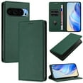thumbnail image 1 of Lychee Texture PU Leather Case for Google Pixel 9 Pro XL Wallet Case with RFID Blocking Card Holders, Wallet Case with Kickstand Magnetic Flip Case Compatible with Google Pixel 9 Pro XL - Darkgreen, 1 of 11
