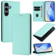 thumbnail image 1 of Lychee Texture PU Leather Case for Samsung Galaxy S25 Wallet Case with RFID Blocking Card Holders, Wallet Case with Kickstand Magnetic Flip Case Compatible with Samsung Galaxy S25 - Mint, 1 of 8
