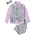 thumbnail image 1 of Lycody 5PCS Boys Formal Slim Suit for Teen Vest Pants Shirt Bowtie and Tie Set Dresswear wedding Prom, 1 of 11