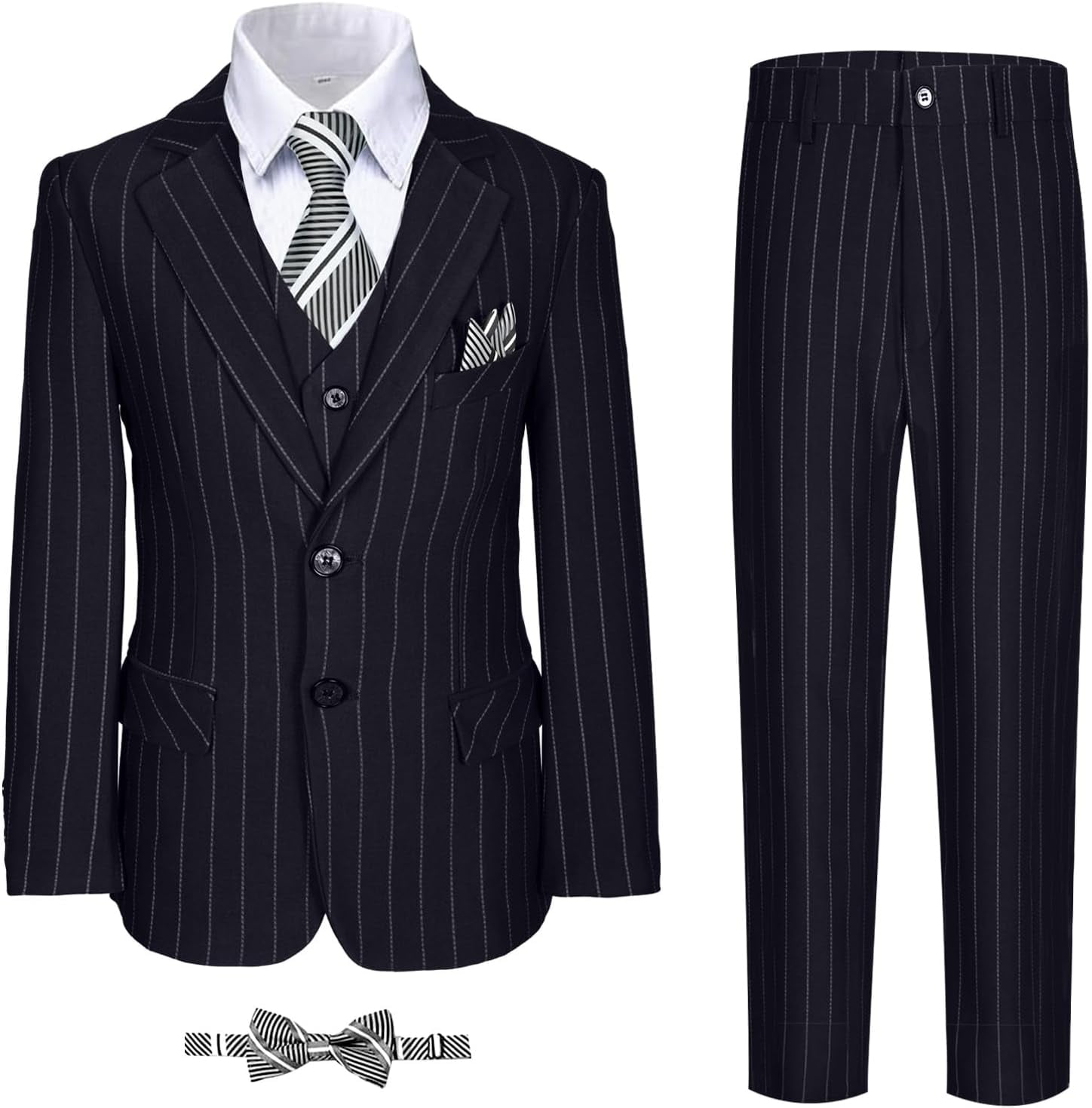 Lycody Piece Boy Suits Stripe Tuxedo Suit Set Complete Outfit