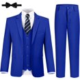 thumbnail image 1 of Lycody Boy's Formal Suit Set 6 piece Slim Fit Kids Tuxedo Suits for Wedding Teen Toddler Boy Dress Suit Outfit, 1 of 6