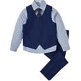 thumbnail image 1 of Lycody Boys 4-Pieces Suits Slim Fit Kids Outfits Vest Dress Pants Sets Formal Suit for Boy, 1 of 6