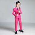 thumbnail image 1 of Lycody Boys Suit for Kids Tuxedo Wedding Ring Bearer Outfit Boy Formal Suits 5 Piece Slim Fit Dresswear Suit Set, 1 of 7