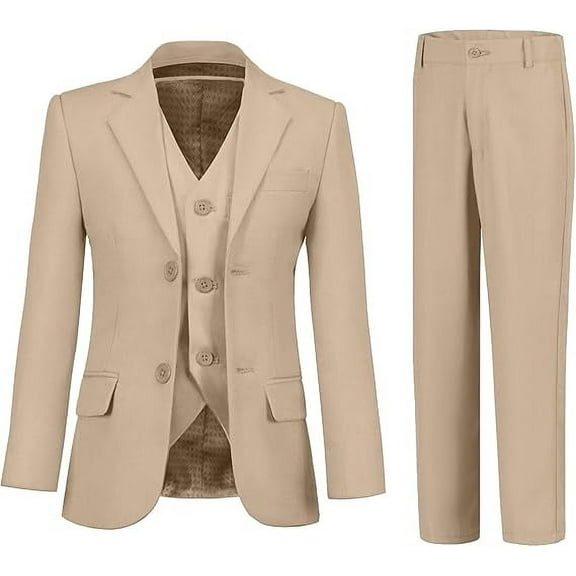 Lycody Boys Suits 3 Piece Slim Fit Suit Set Dresswear Ring Bearer Outfit for Boy