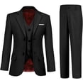 thumbnail image 1 of Lycody Boys Suits 3 Piece Slim Fit Suit Set Dresswear Ring Bearer Outfit for Boy, 1 of 6