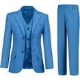 thumbnail image 1 of Lycody Boys Suits 3 Piece Slim Fit Suit Set Dresswear Ring Bearer Outfit for Boy, 1 of 6